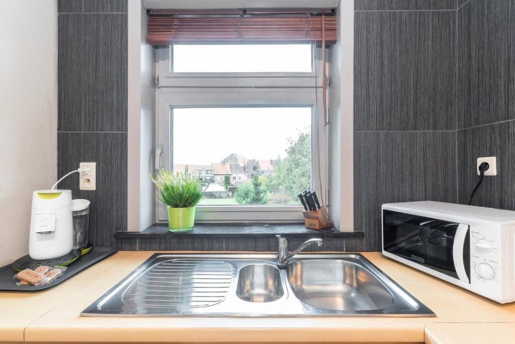 Charmant Appartement Met Zicht Damse Vaart @Brugge Dış mekan fotoğraf